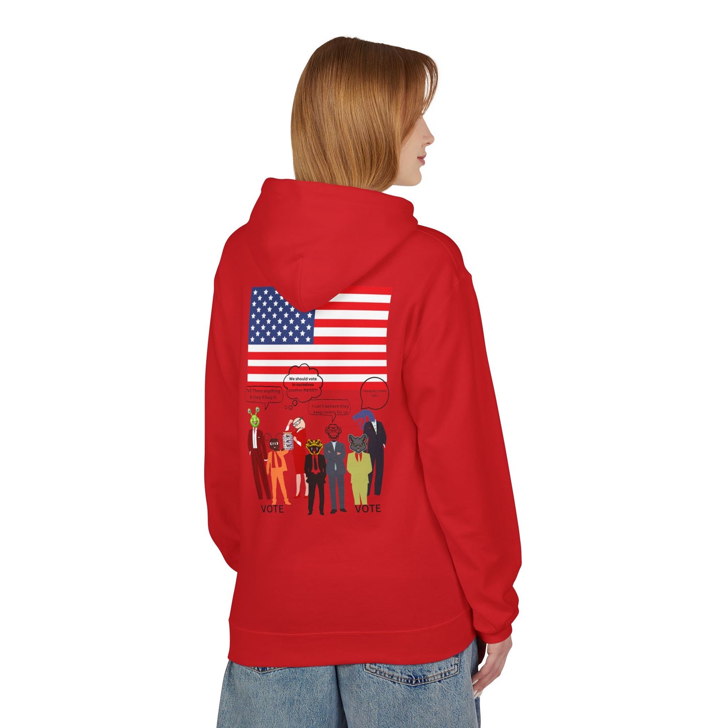 USA University 250 Yrs Hoodie — Patriotic Political Statement Graphic