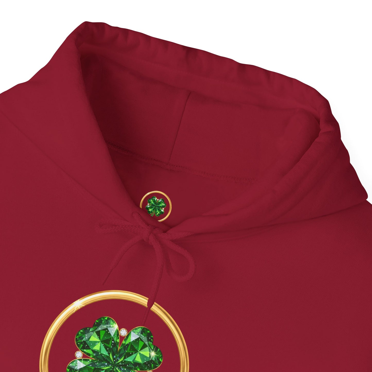 St. Patrick’s Day Lucky Pot Hoodie — Gold Pot of Money Shamrock Sweatshirt