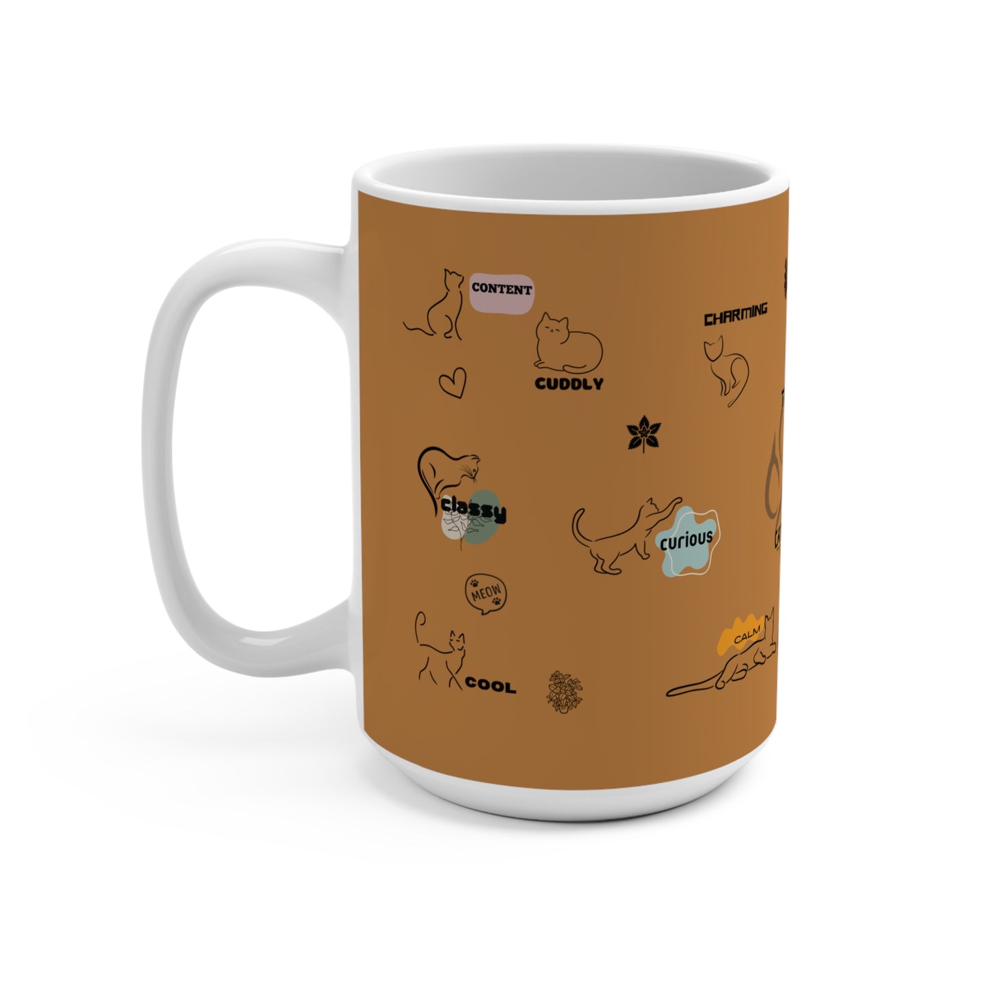 Cozy Cat Parents Mug - 15oz - Purrs & Paws Design