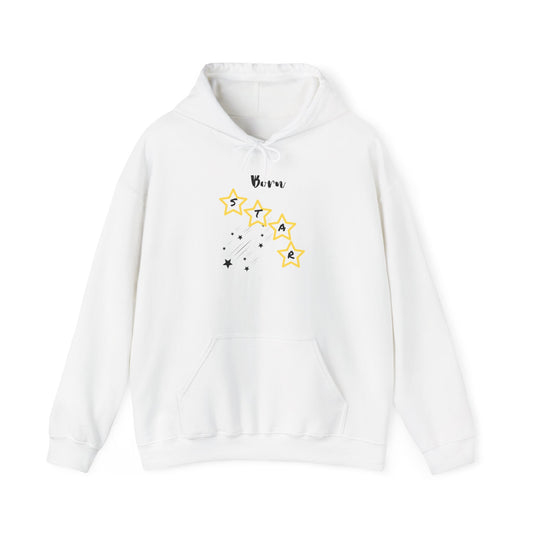 Hoodie — 'Born Star' Minimalist Star Constellation Pullover