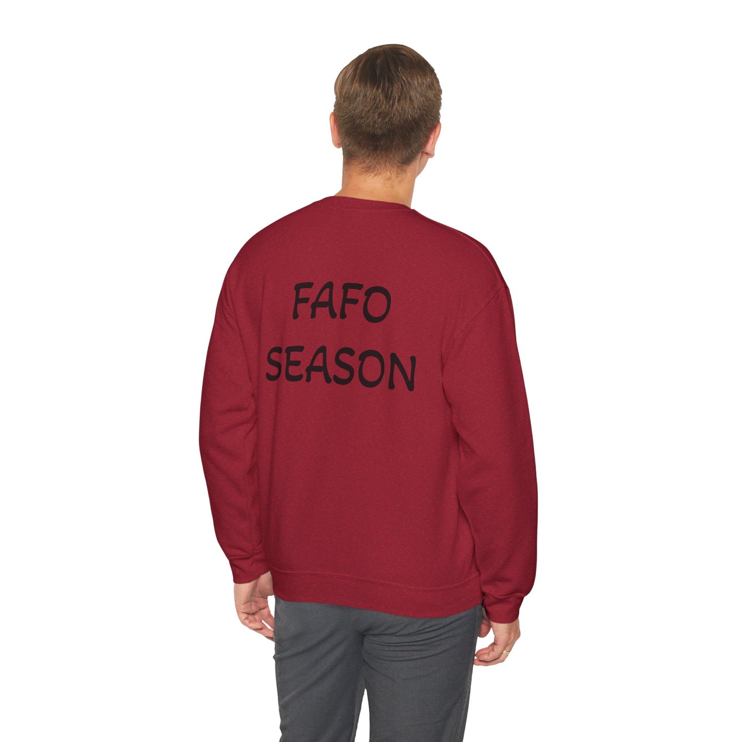 Unisex Heavy Blend™ Crewneck Sweatshirt - Don The Con & FAFO Season Design
