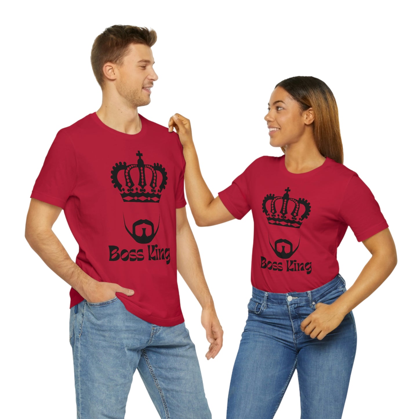 "Boss King" - Unisex Jersey Short Sleeve Tee