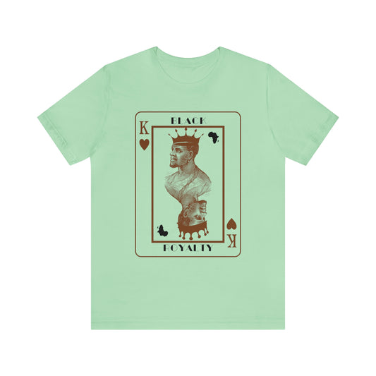 "King - Black Royalty" - Unisex Jersey Short Sleeve Tee