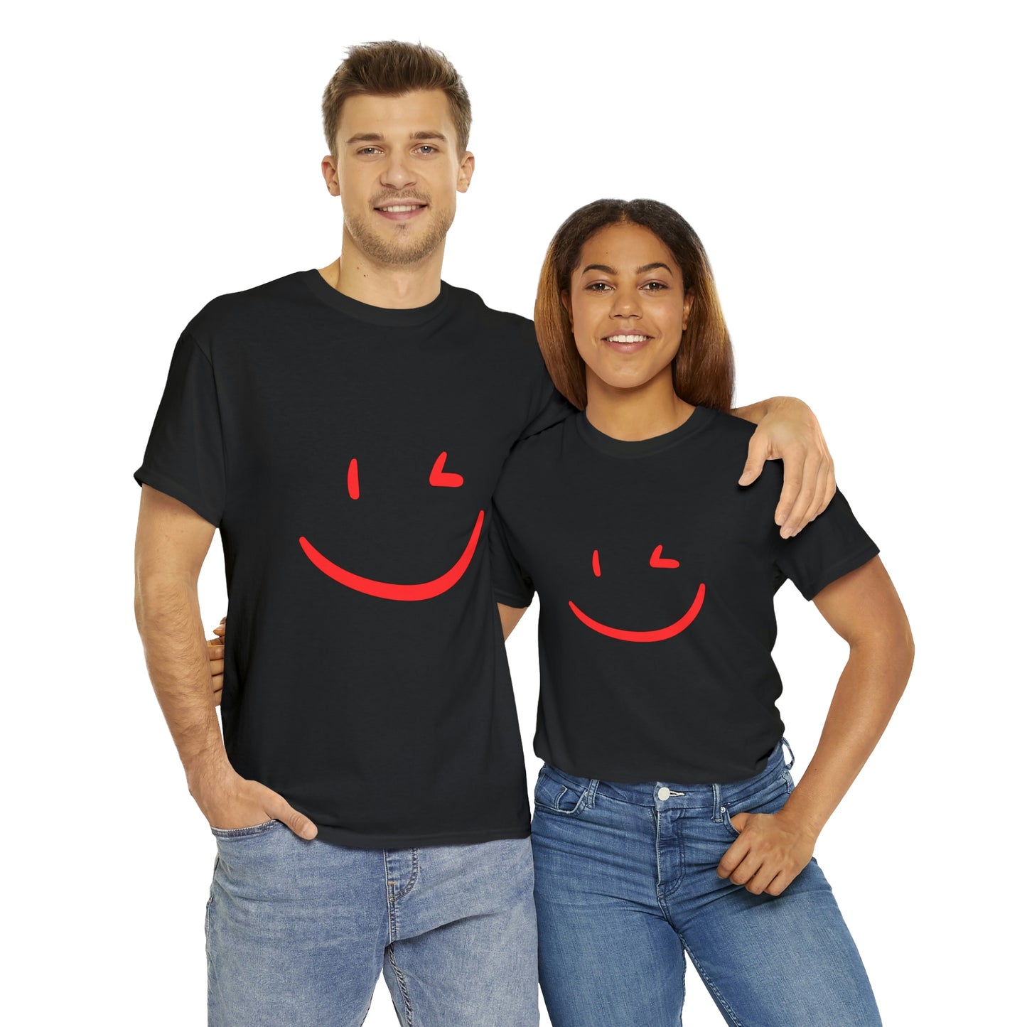 "WINKY FACE" Unisex Heavy Cotton Tee