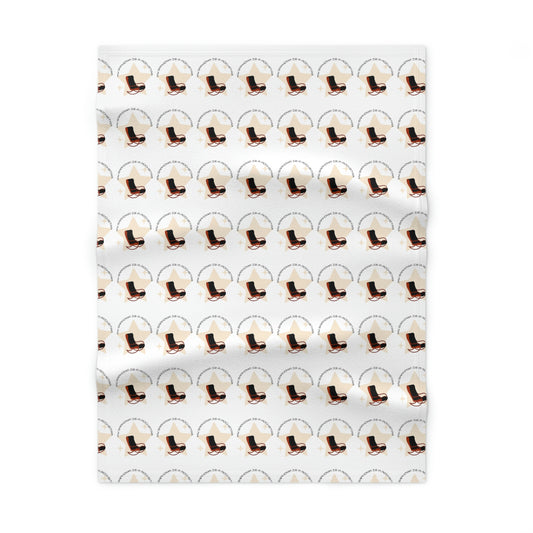 "My Grandma is a Rockstar" Soft Fleece Baby Blanket