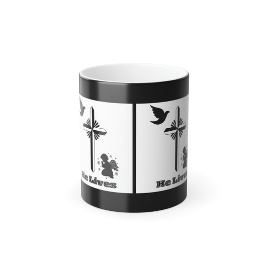 "He Lives" Color Morphing Mug, 11oz