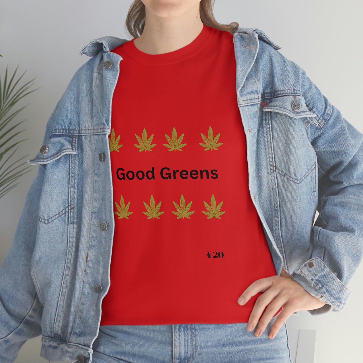 "Good Green" Unisex Heavy Cotton Tee