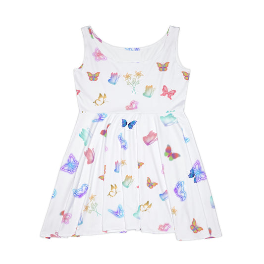"GLOWING BUTTERFLIES" Women's Skater Dress