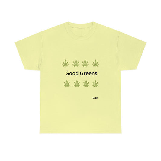"Good Green" Unisex Heavy Cotton Tee