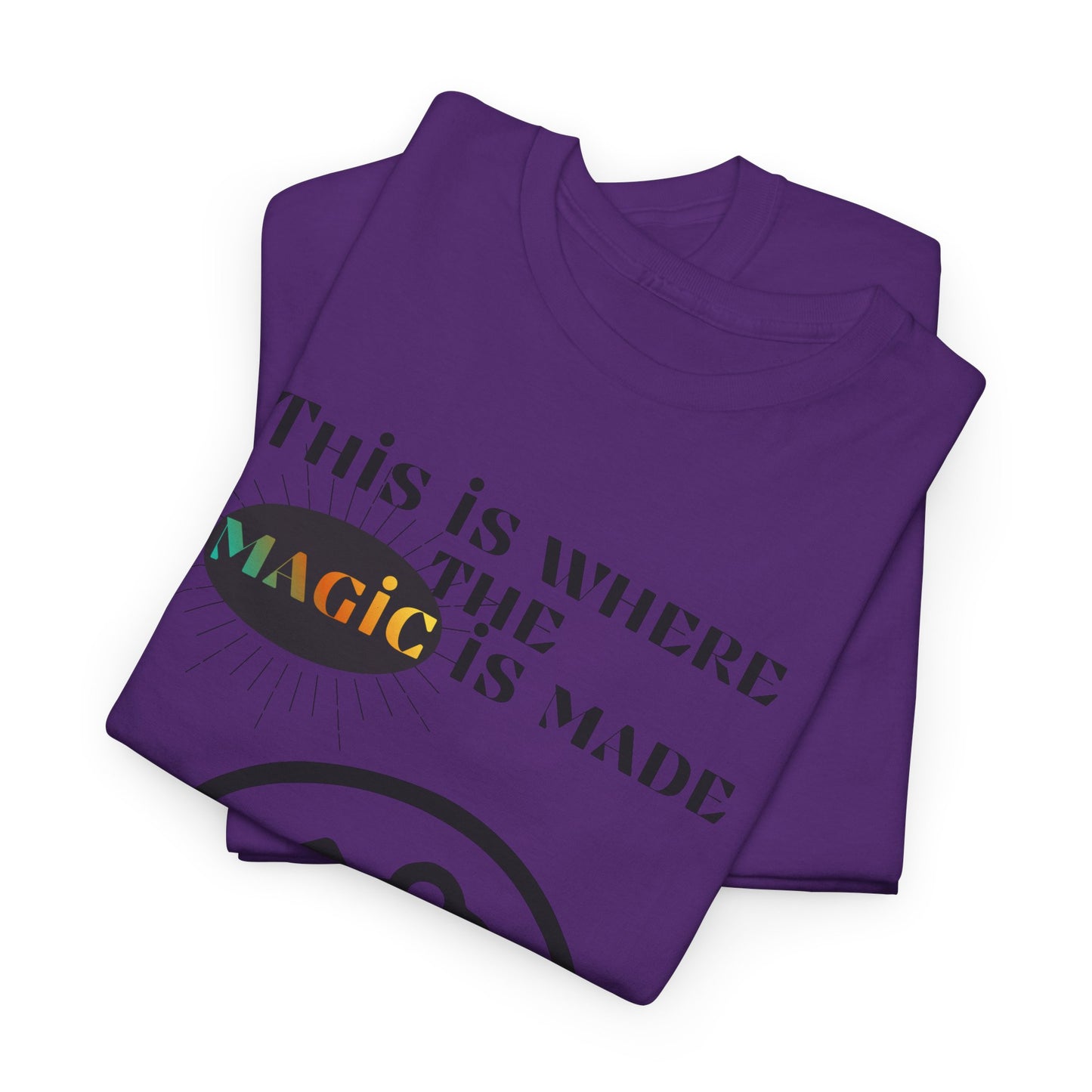 Brain + Gear Tee — "This Is Where the Magic Is Made" Creative Mind T-Shirt