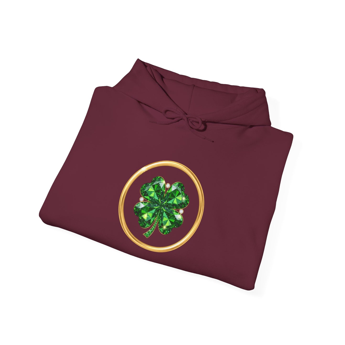 St. Patrick’s Day Lucky Pot Hoodie — Gold Pot of Money Shamrock Sweatshirt