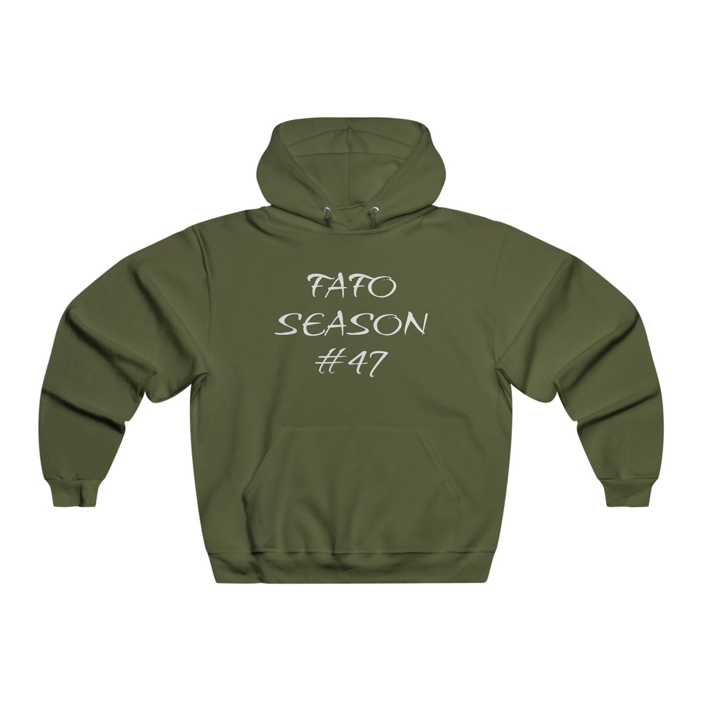 Inspirational Political Statement Hoodie - 'FAFO Season #47' with Flag Design