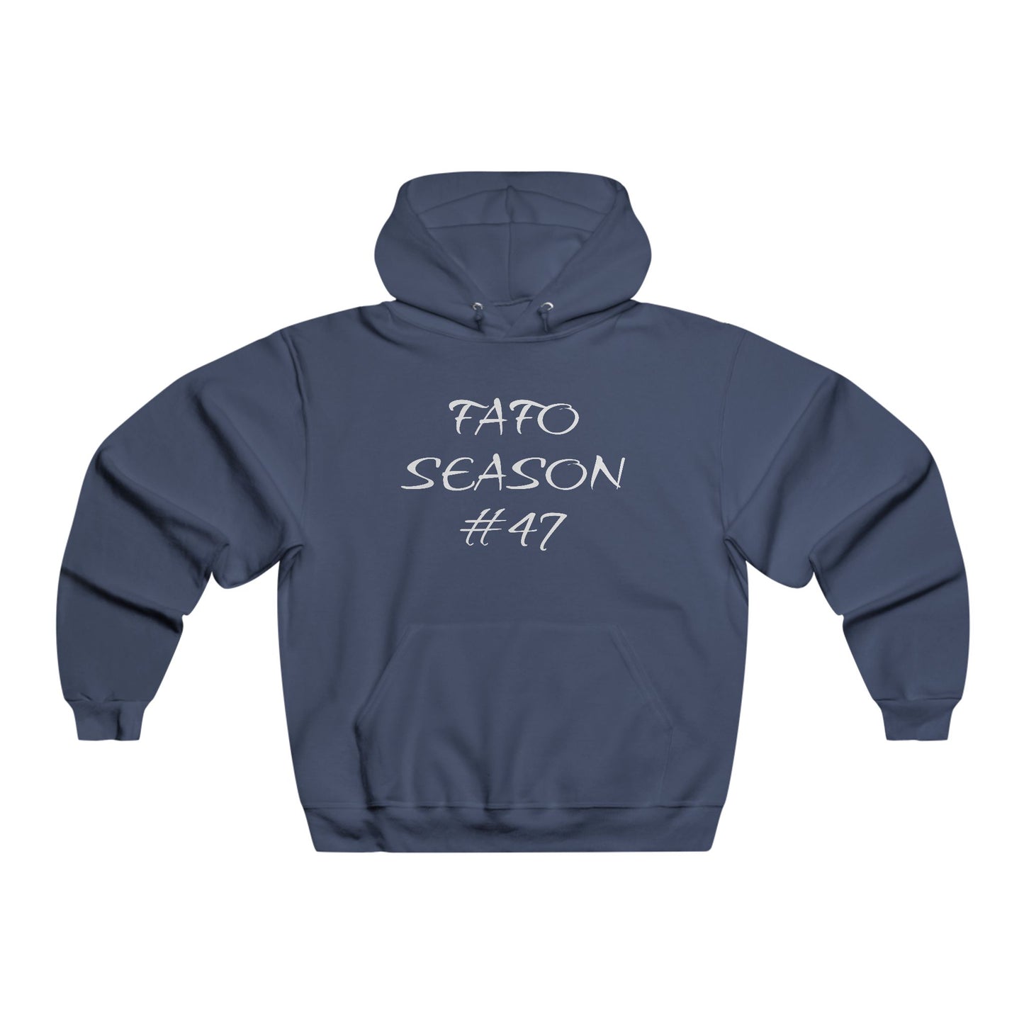 Inspirational Political Statement Hoodie - 'FAFO Season #47' with Flag Design