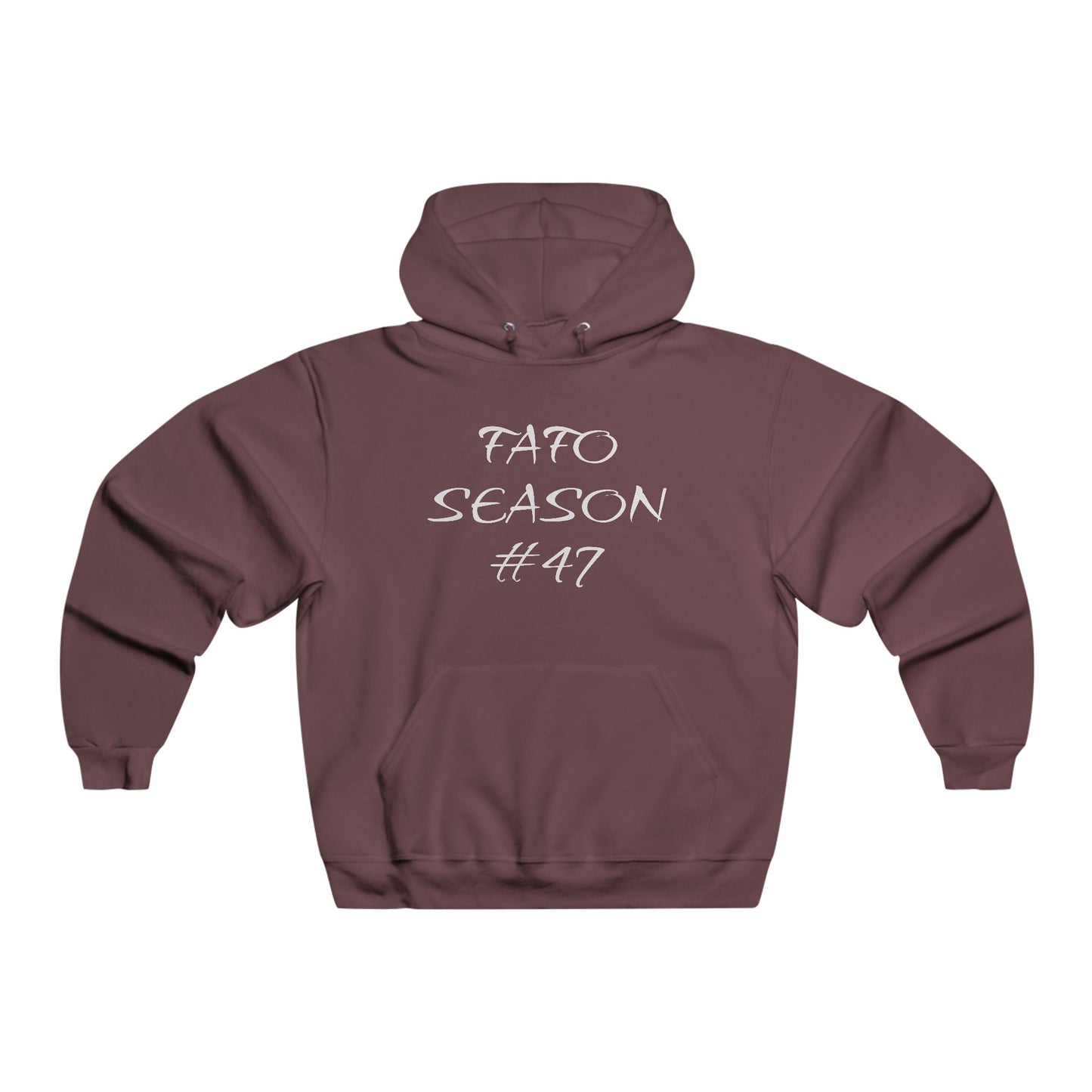 Inspirational Political Statement Hoodie - 'FAFO Season #47' with Flag Design
