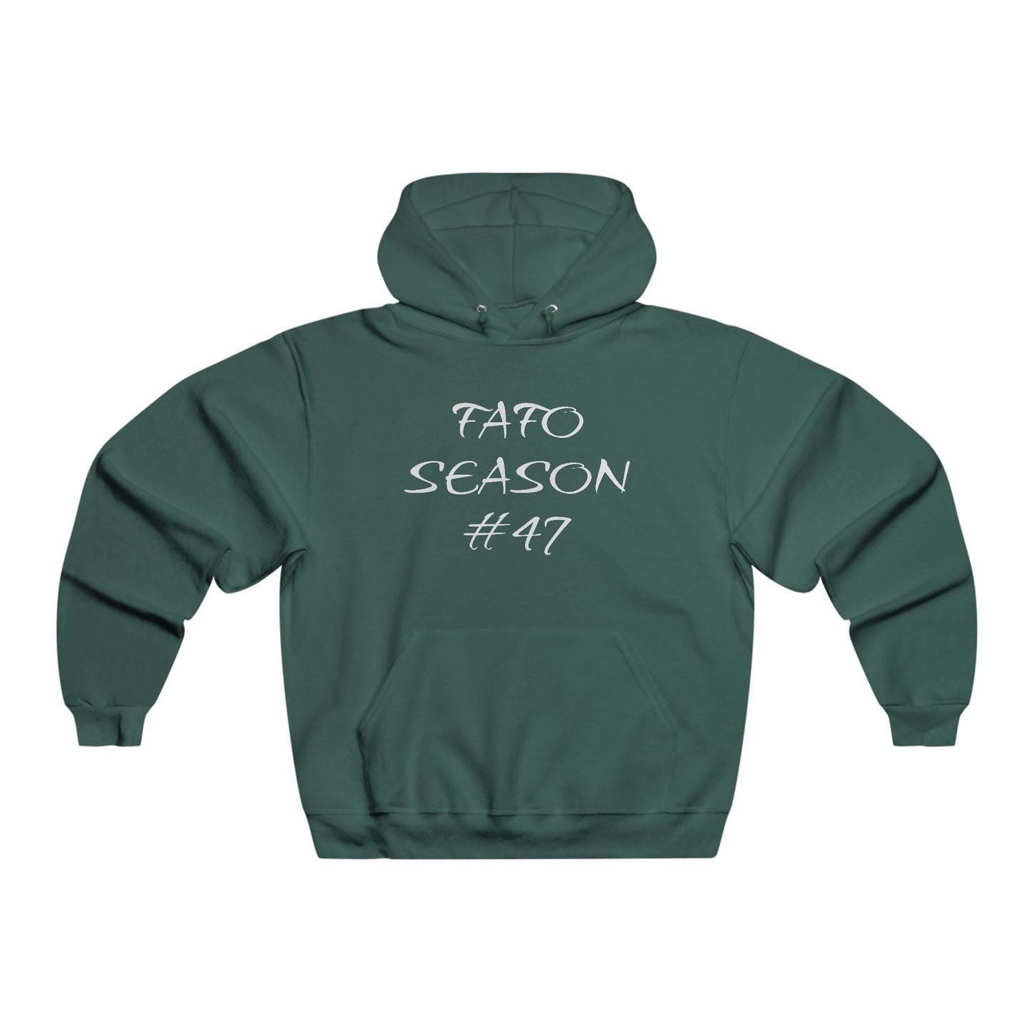 Inspirational Political Statement Hoodie - 'FAFO Season #47' with Flag Design