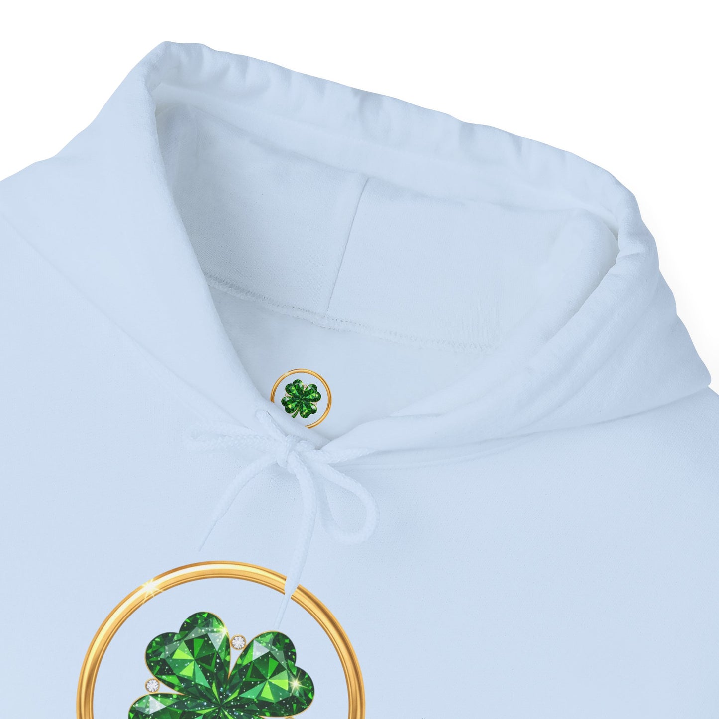 St. Patrick’s Day Lucky Pot Hoodie — Gold Pot of Money Shamrock Sweatshirt