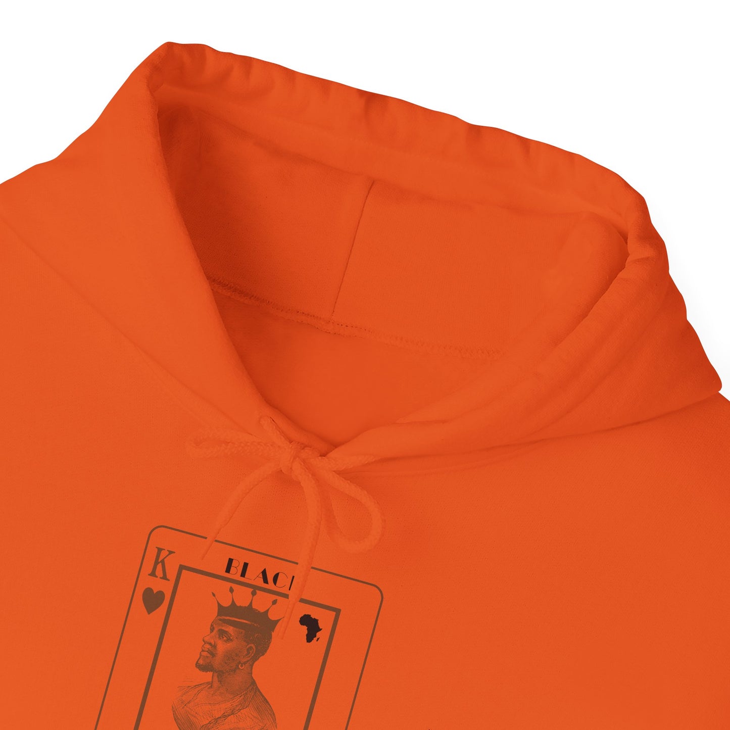 King of Hearts Hoodie — Classical Sculpture Playing Card Sweatshirt