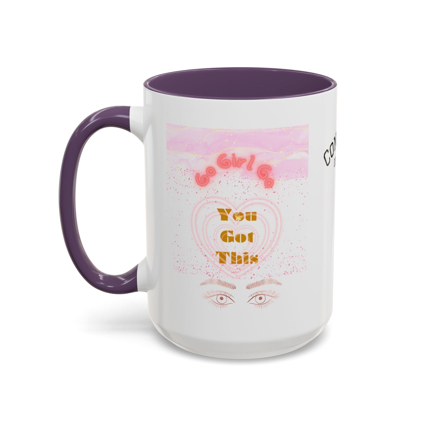 “Go Girl Go - You Got This” Motivational-Congrats Est. 2026 Accent Coffee Mug