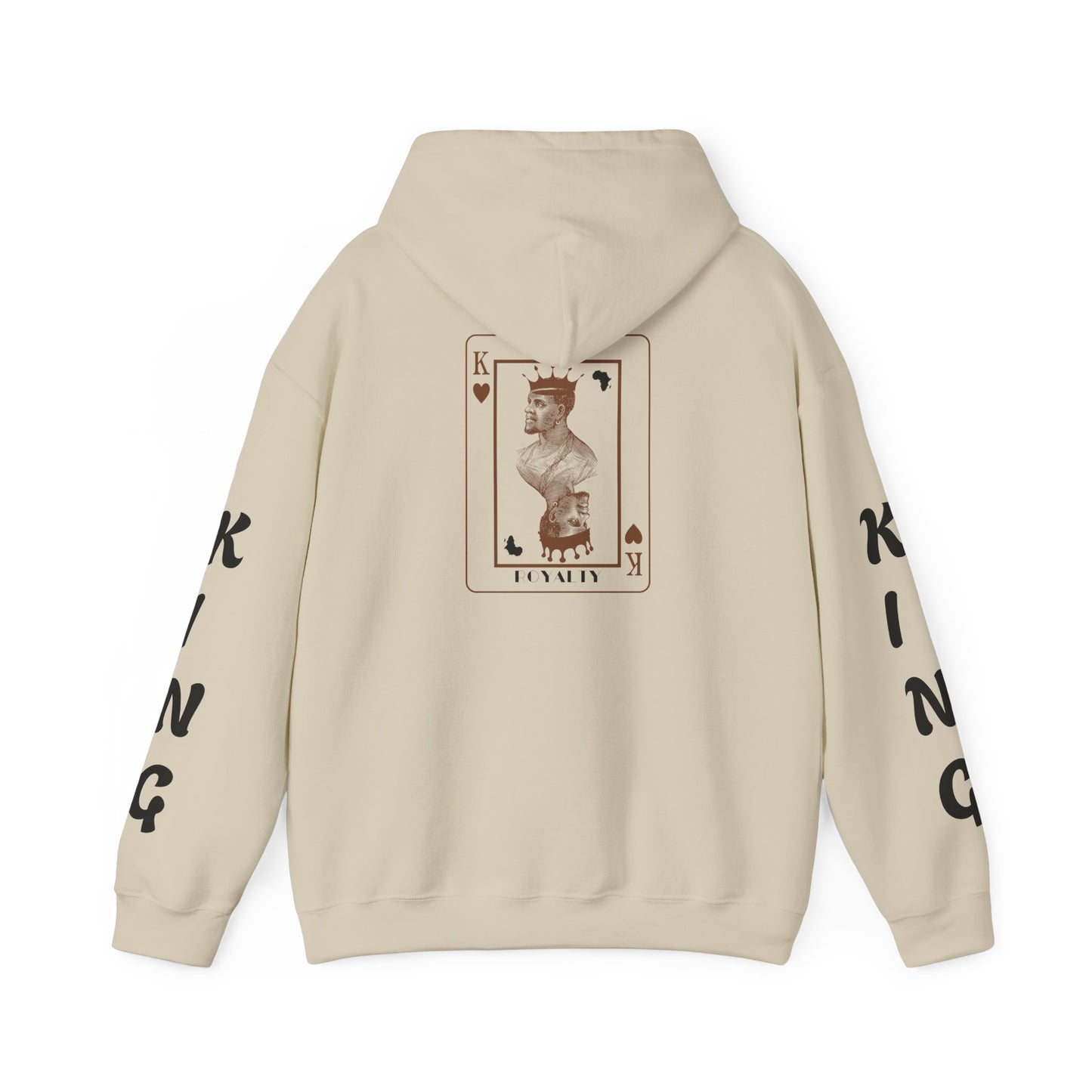 King of Hearts Hoodie — Classical Sculpture Playing Card Sweatshirt