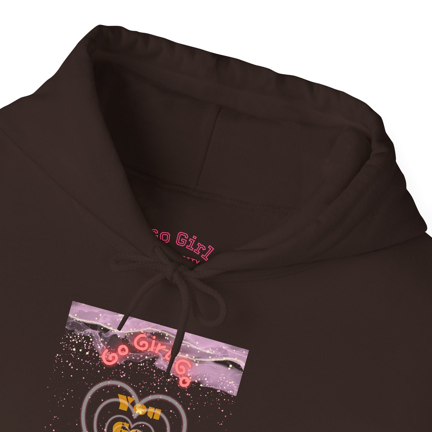 Go Girl University Hoodie — 'You Got This' Motivational Pink Graphic Hoodie