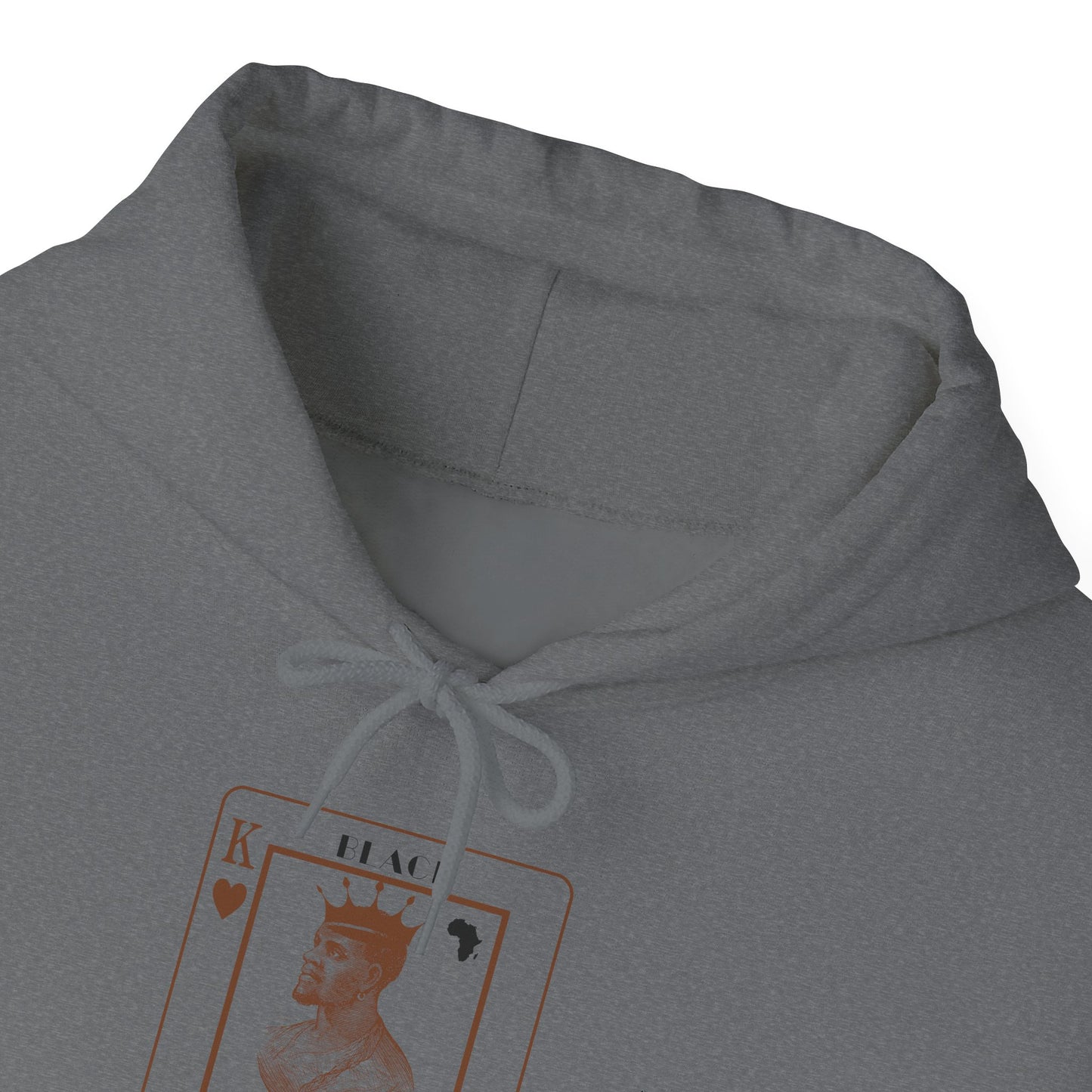 King of Hearts Hoodie — Classical Sculpture Playing Card Sweatshirt