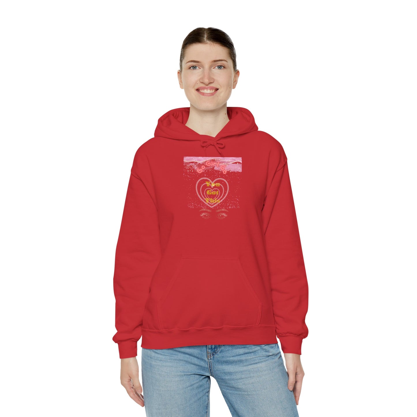 Go Girl University Hoodie — 'You Got This' Motivational Pink Graphic Hoodie
