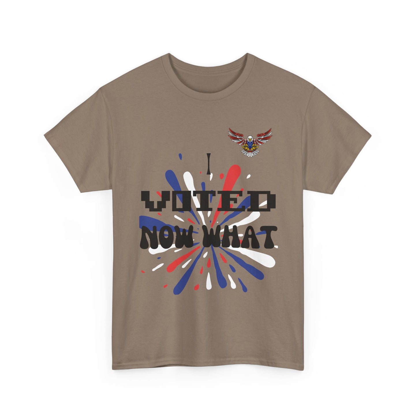 I Voted Unisex Heavy Cotton Tee - Celebrate Voting, Political Humor Shirt, Election Day Apparel, Gift for Voters, Mindful Fashion