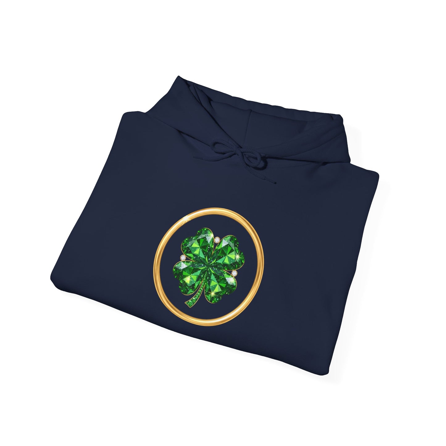 St. Patrick’s Day Lucky Pot Hoodie — Gold Pot of Money Shamrock Sweatshirt