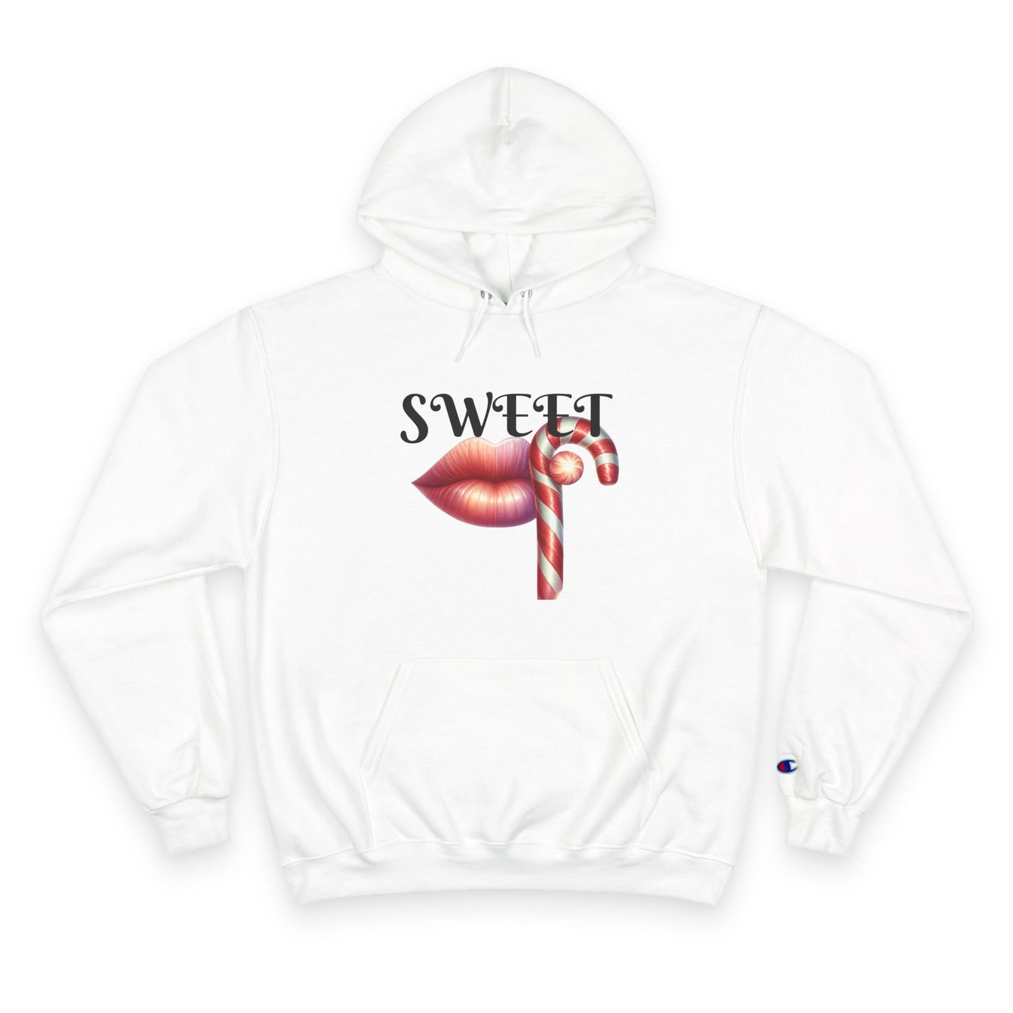 'Sweet Candy Cane' - Champion Hoodie