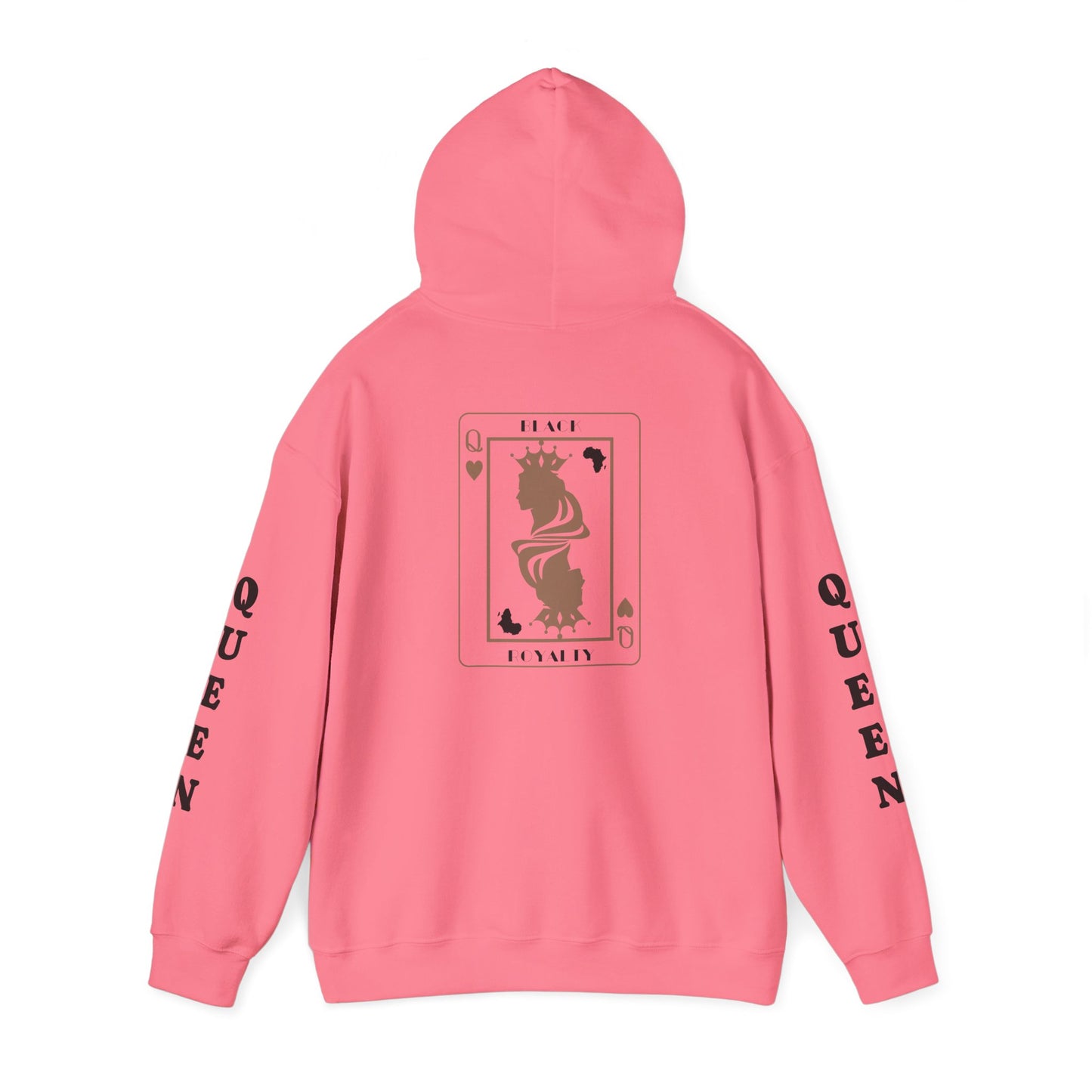 Queen of Hearts Card Hoodie — Graphic Playing Card Sweatshirt