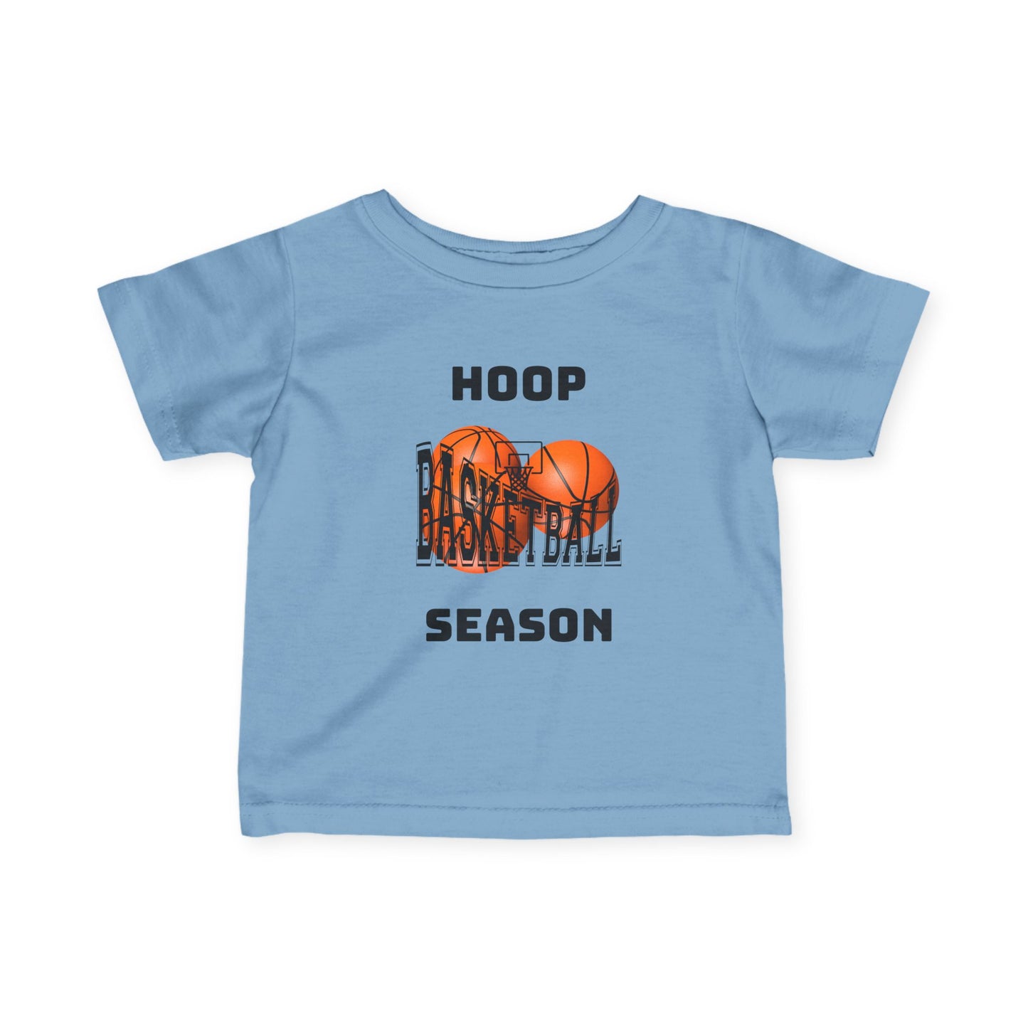 "Hoop Season" Baby Jersey Shirt -- Infant Basketball Tee