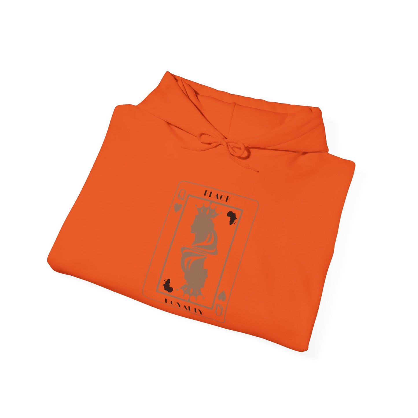 Queen of Hearts Card Hoodie — Graphic Playing Card Sweatshirt