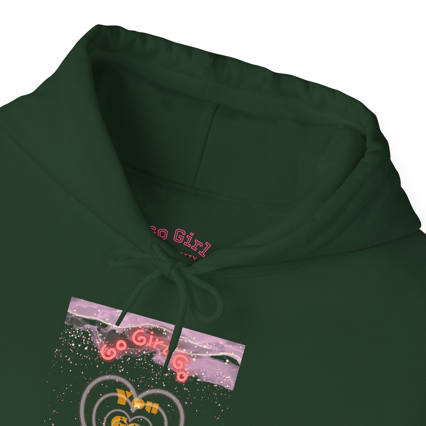 Go Girl University Hoodie — 'You Got This' Motivational Pink Graphic Hoodie