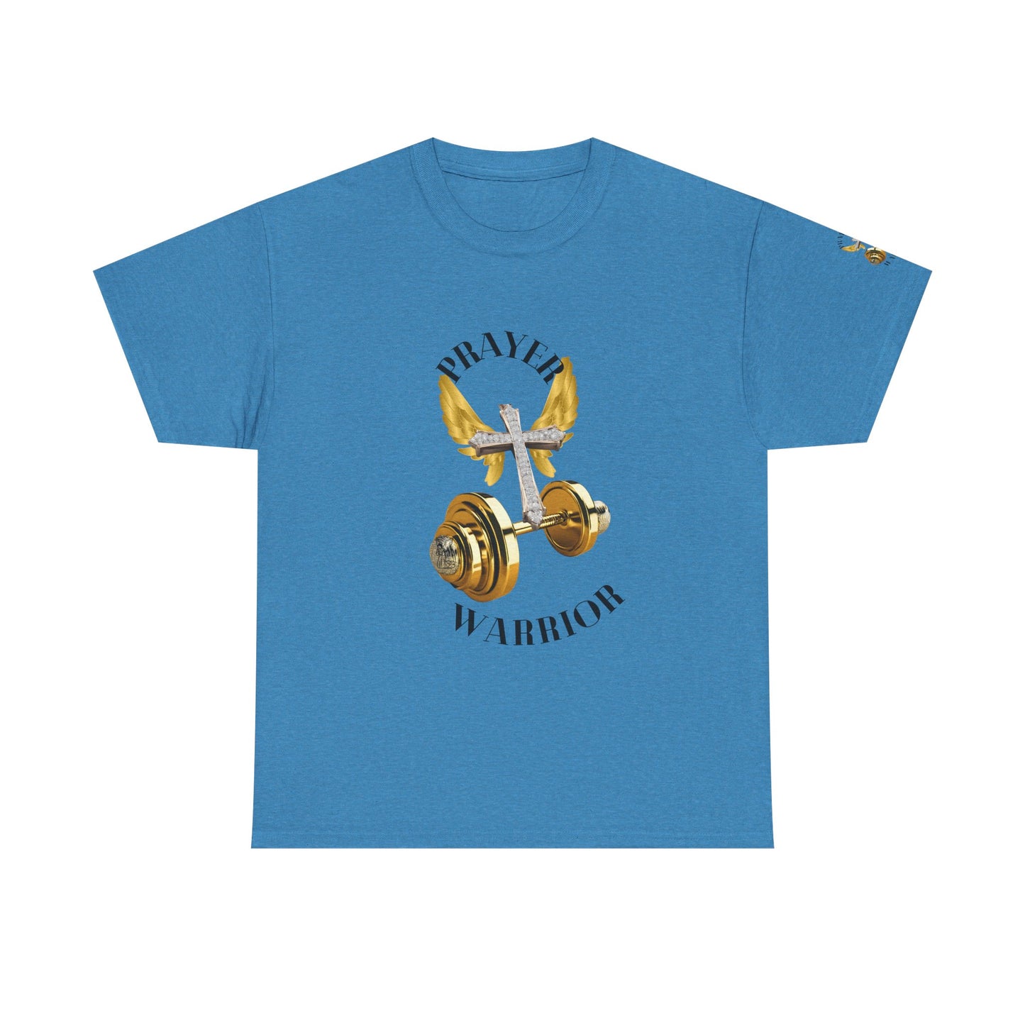 Holy: "Prayer Warrior" - Unisex Heavy Cotton Tee - Motivational T-Shirt (Adults)