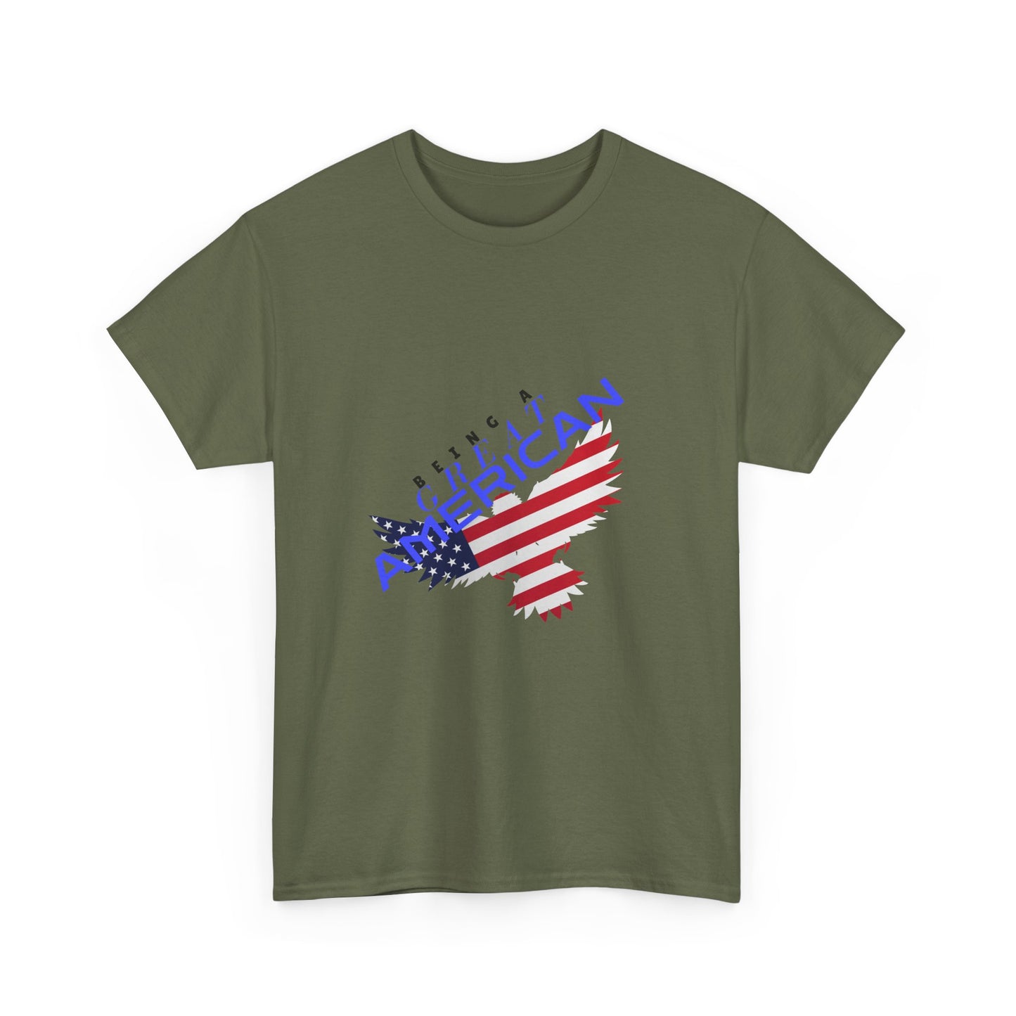 Patriotic American Flag Tee | Unisex Cotton Shirt, American Pride, Casual Summer Wear, Being a Good American Series