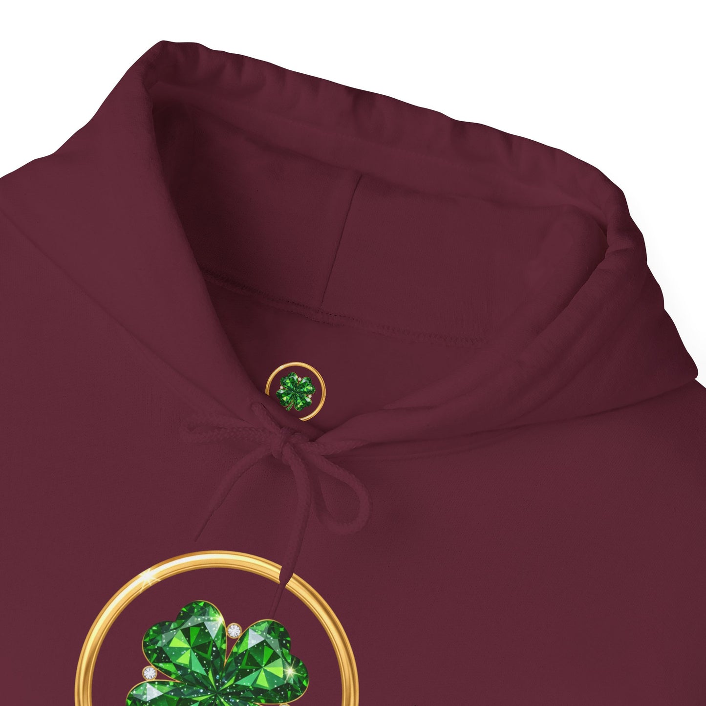 St. Patrick’s Day Lucky Pot Hoodie — Gold Pot of Money Shamrock Sweatshirt