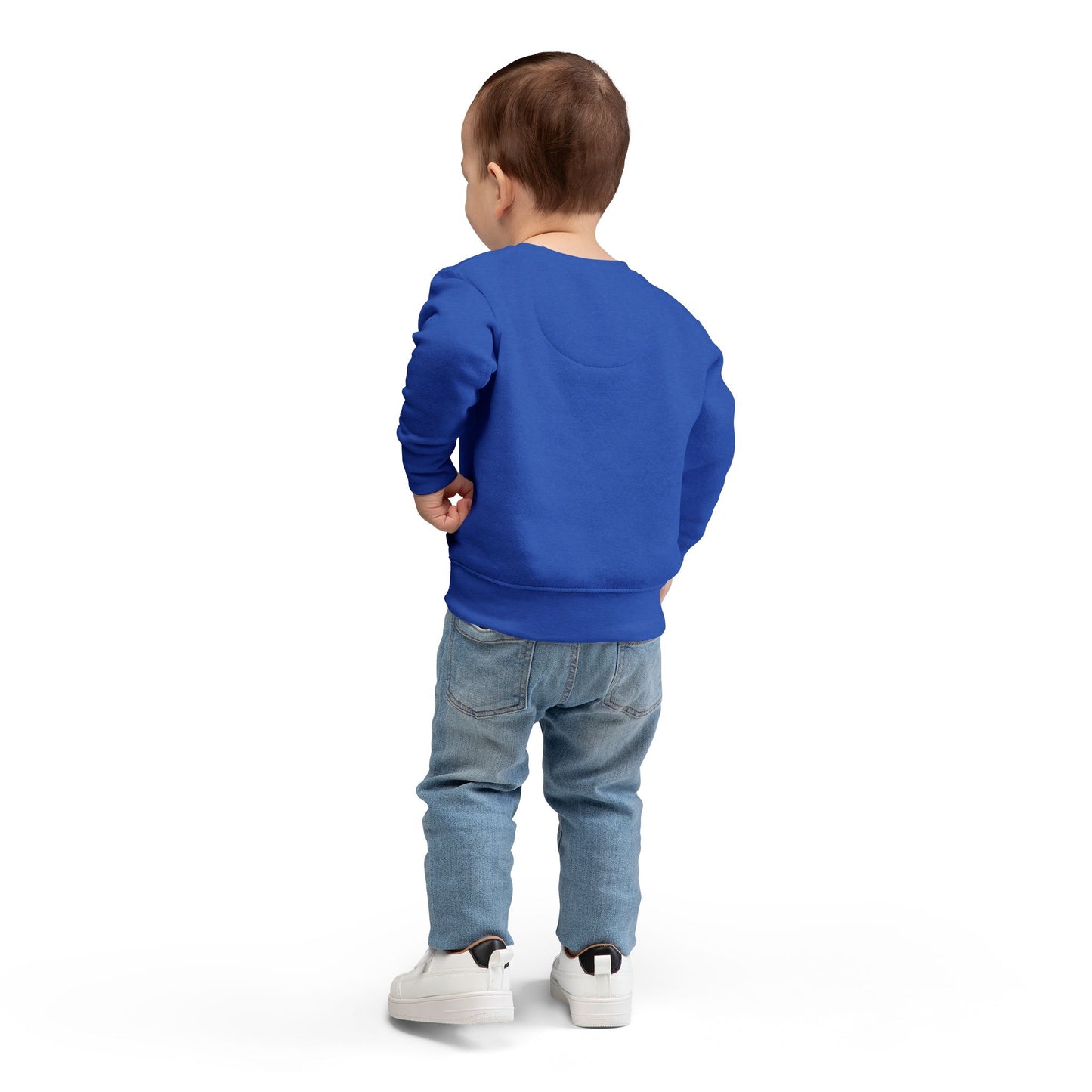 Toddler Sweatshirt - "Hello World" Earth Heart Graphic
