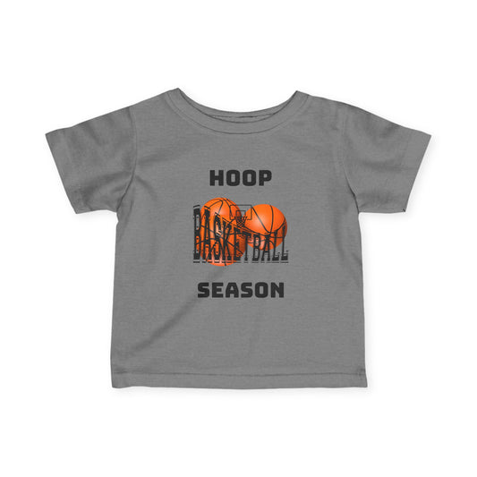 "Hoop Season" Baby Jersey Shirt -- Infant Basketball Tee