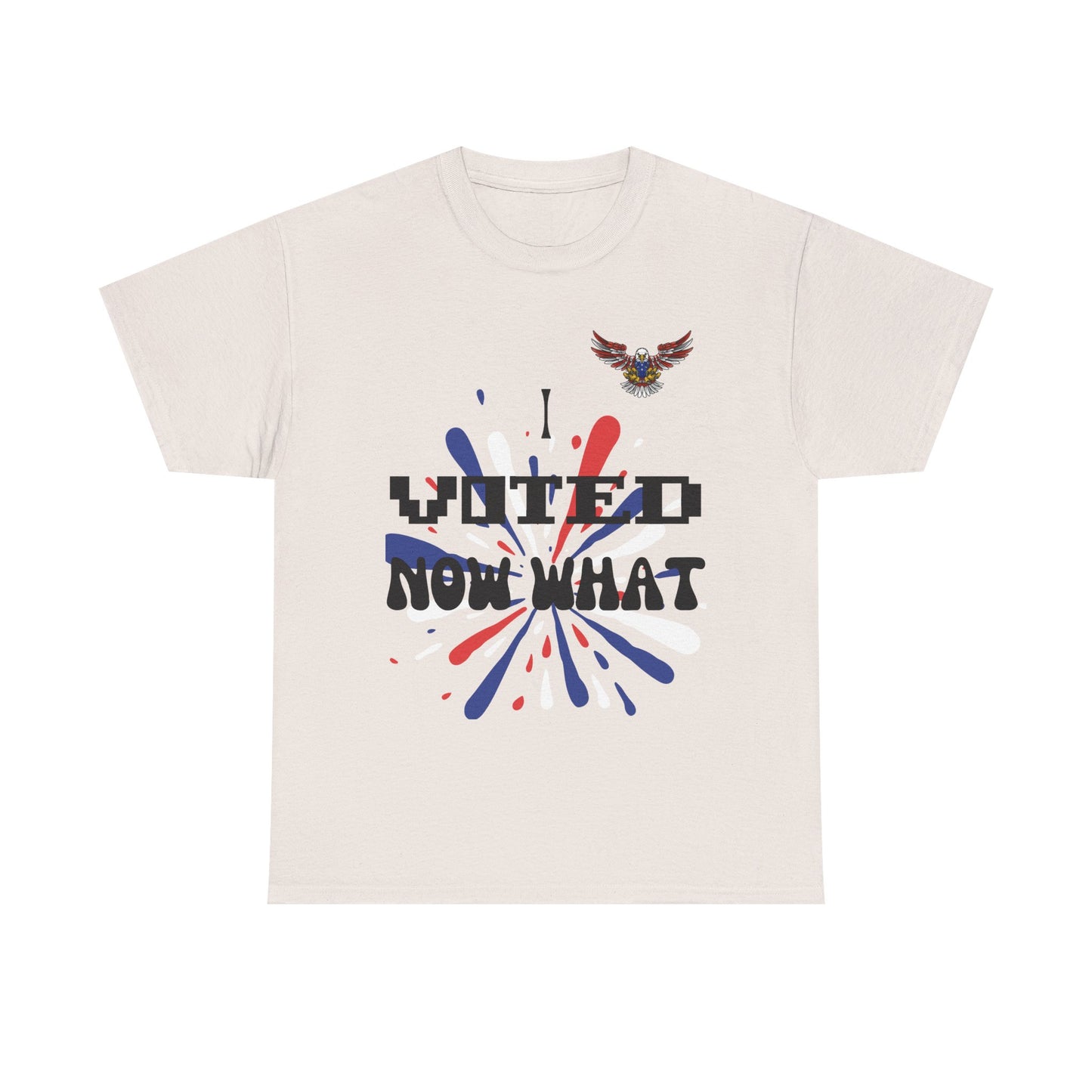 I Voted Unisex Heavy Cotton Tee - Celebrate Voting, Political Humor Shirt, Election Day Apparel, Gift for Voters, Mindful Fashion