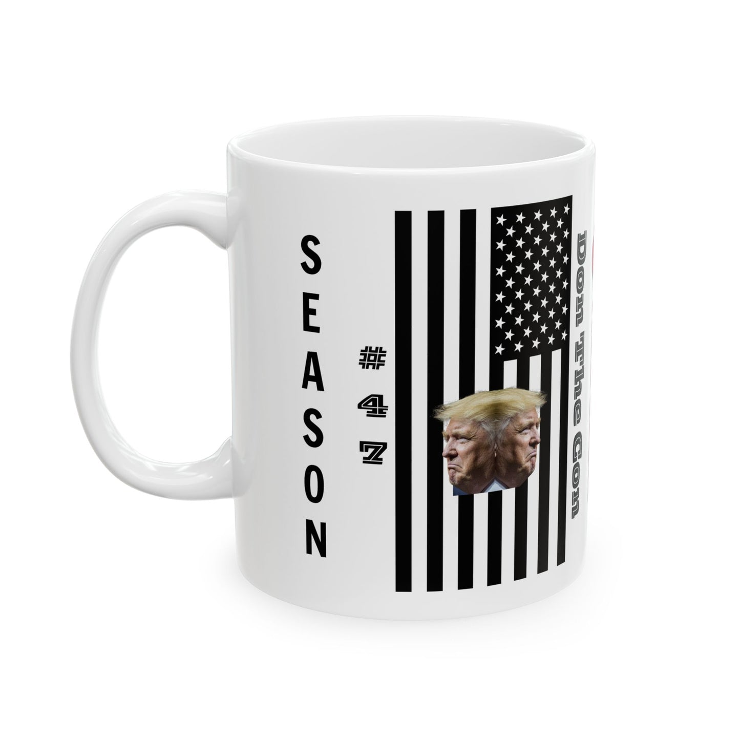 Patriotic Ceramic Mug  - 'Don The Con' Design, 11oz & 15oz