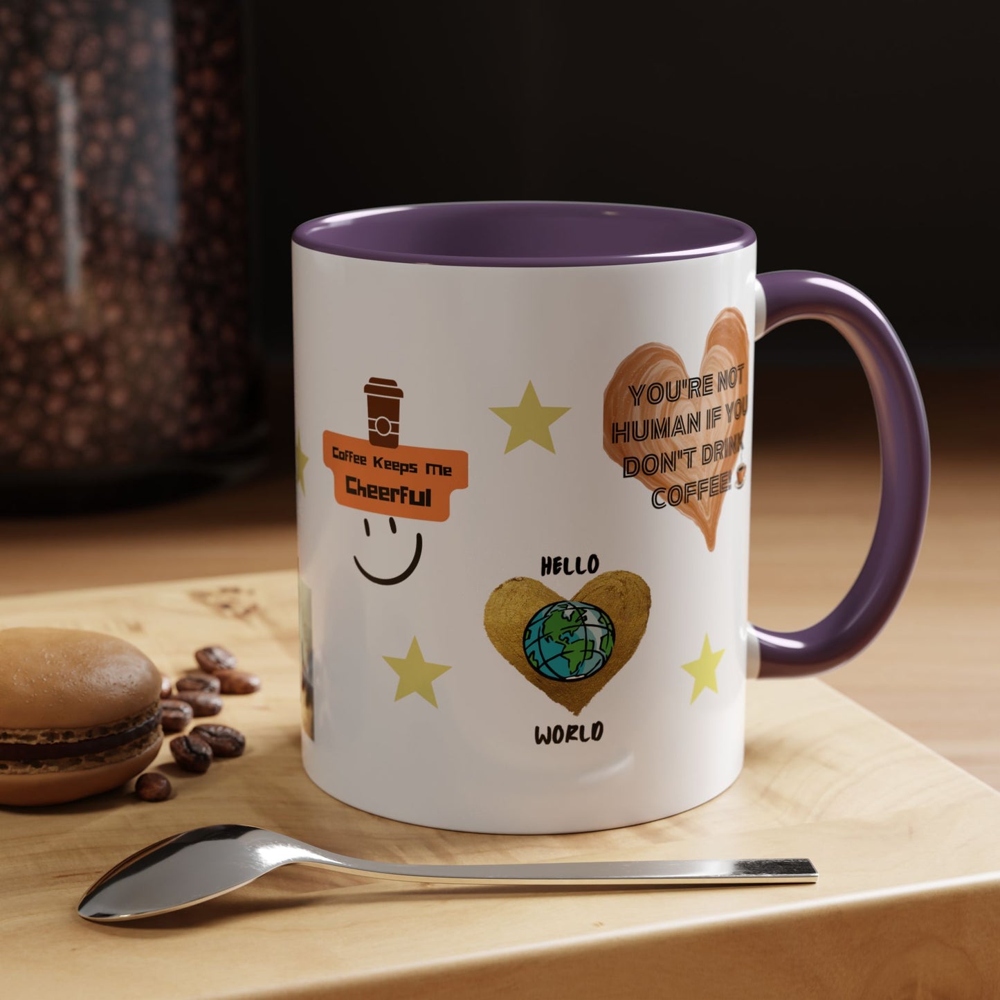 All About Coffee - Coffee Mug — Cute Coffee Quotes Accent Mug (11/15oz)