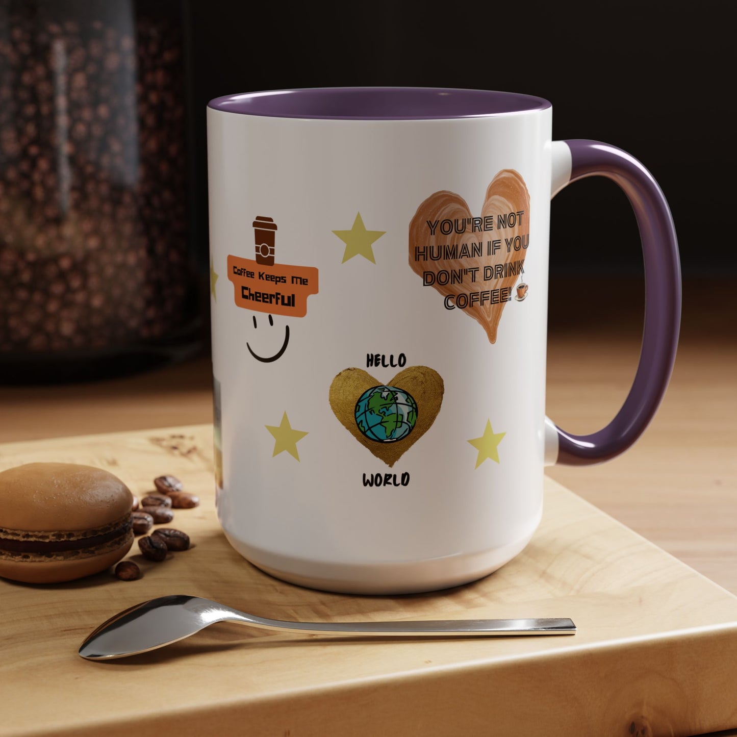 All About Coffee - Coffee Mug — Cute Coffee Quotes Accent Mug (11/15oz)