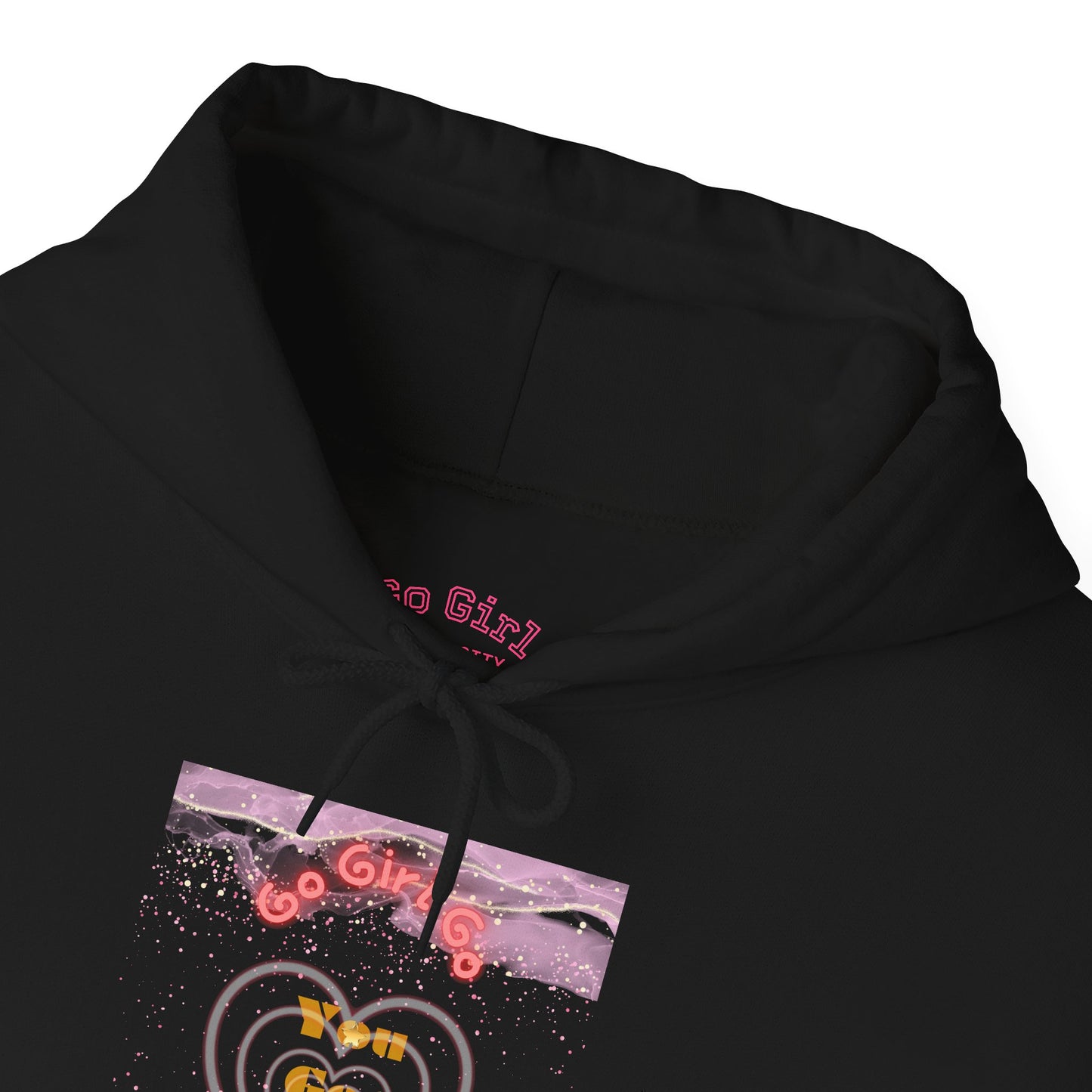 Go Girl University Hoodie — 'You Got This' Motivational Pink Graphic Hoodie