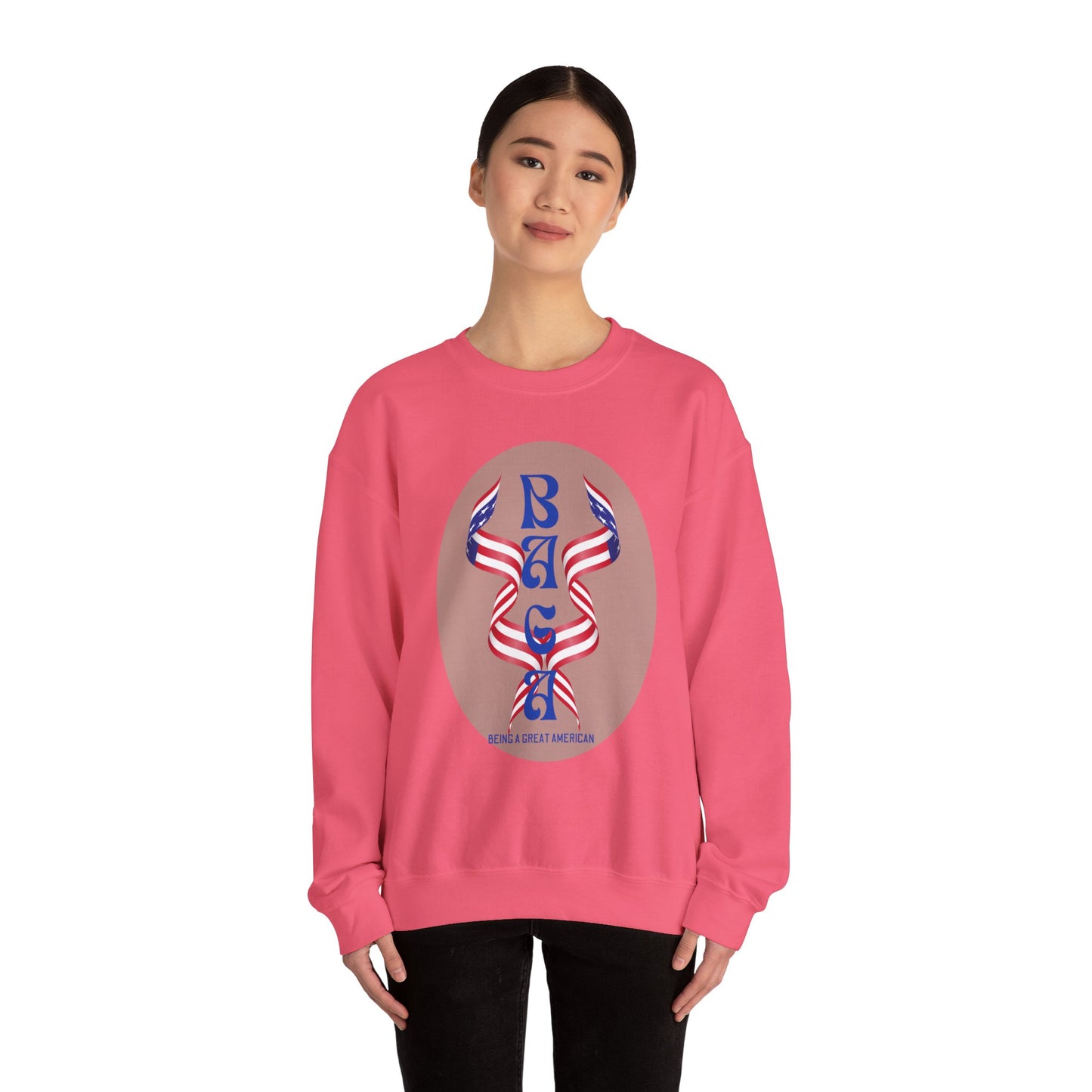 Patriotic Unisex Crewneck Sweatshirt - Being A Great American
