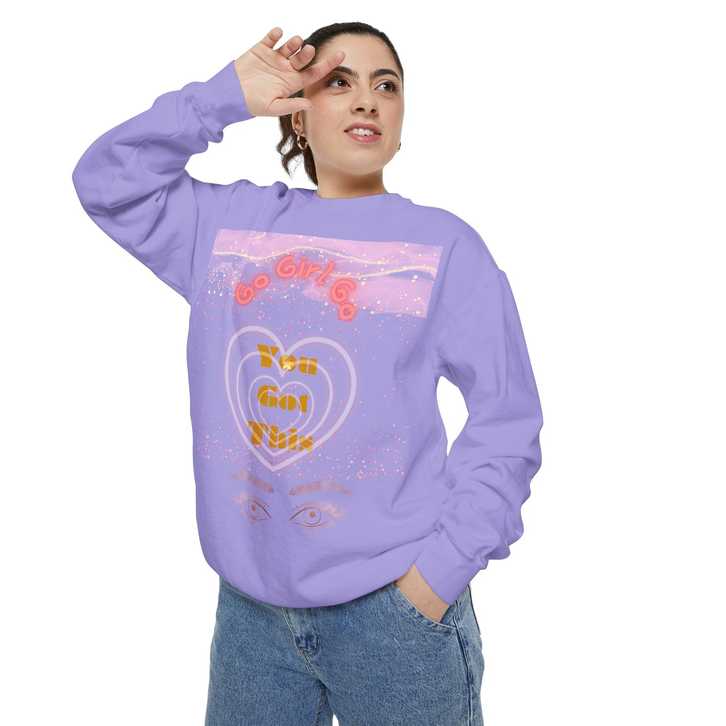 Go Girl Sweatshirt — 'You Got This' Motivational College Crewneck Sweatshirt