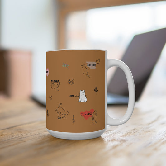 Cozy Cat Parents Mug - 15oz - Purrs & Paws Design