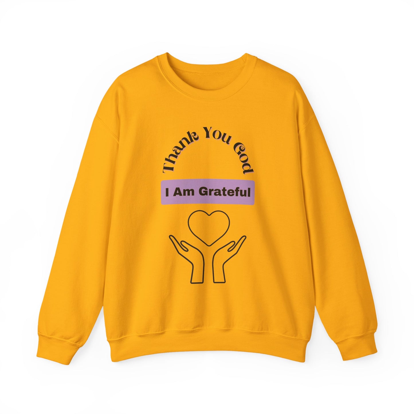 "I Am Grateful" - Crewneck Sweatshirt - Unisex Heavy Blend™