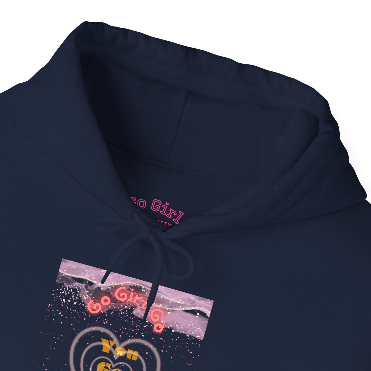 Go Girl University Hoodie — 'You Got This' Motivational Pink Graphic Hoodie