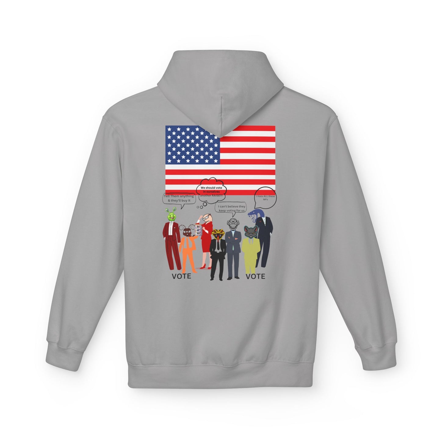 USA University 250 Yrs Hoodie — Patriotic Political Statement Graphic