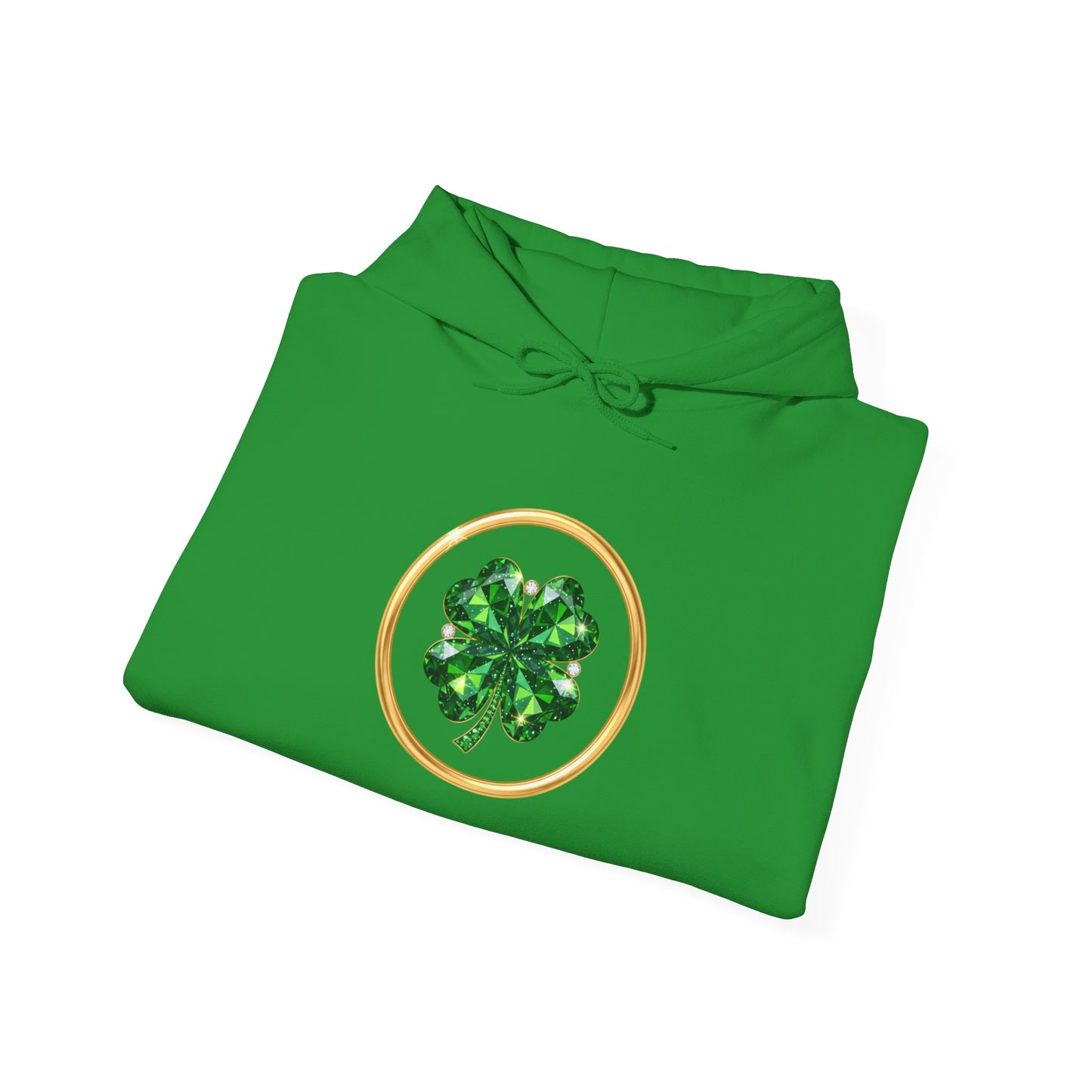 St. Patrick’s Day Lucky Pot Hoodie — Gold Pot of Money Shamrock Sweatshirt